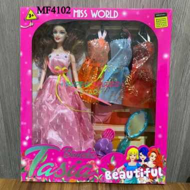 Mainan Anak Perempuan Boneka Tasia Fashion Miss World 4102