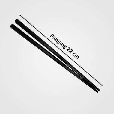 PRUMU Sumpit Melamin (pack) - Sumpit Restoran - Sumpit Mie - Sumpit Melamine Type A (10 pasang) Hita