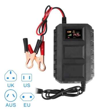 Charger Aki 20A 12V Mobil Motor Lcd Smart Casan Cas Accu Basah Kering