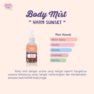 Oh My Skin! Body Mist Parfum Badan Warm sunset