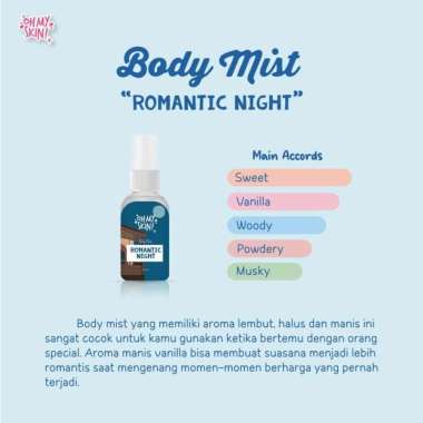 Oh My Skin! Body Mist Parfum Badan Romantic Night