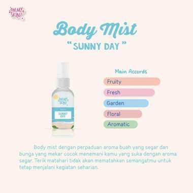 Oh My Skin! Body Mist Parfum Badan Sunny day