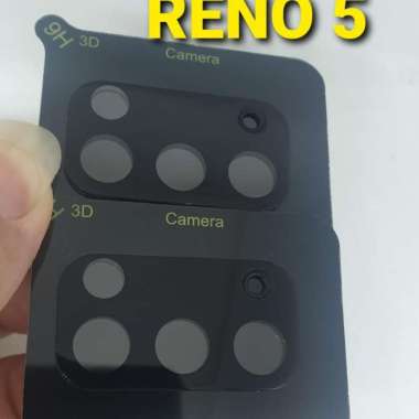 Tempered Glass Full Cover Oppo Reno 5 - Pelindung Kamera Oppo Reno 5