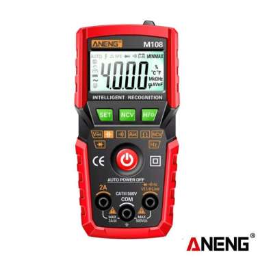Aneng M108 Mini Digital Multimeter AC/DC Voltage Tester Original