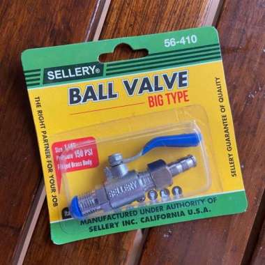 KRAN KOMPRESOR BALL VALVE 1/4 SELLERY