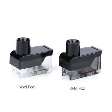 SMOK Fetch Mini Empty Pod Cartridge 2ml 3.7ml 2pcs Coil Nord atau RPM nord