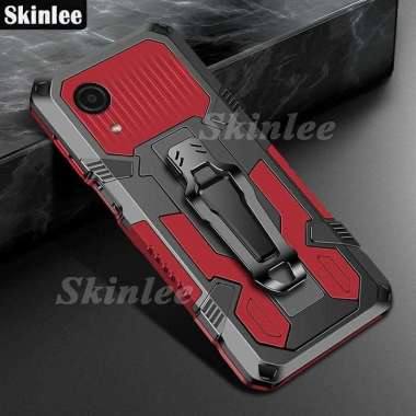 Case Samsung A03 Shockproof Ringkick Standing Armor Casing 2022 Biru