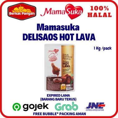MamaSuka Delisaos Saus Sambal Hot Lava / Hot Lava Volcano 1kg Hot Lava
