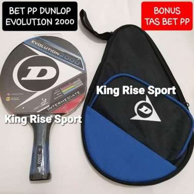 Bet Tenis Meja/ Pingpong Dunlop Evolution 2000 + Bag