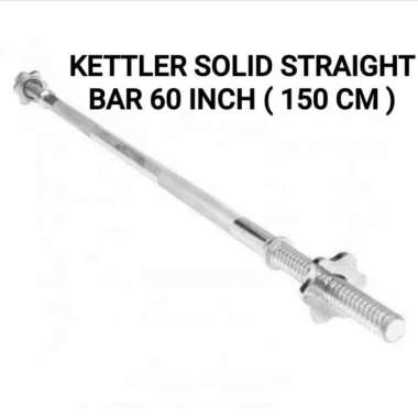 Kettler Solid Straight Bar/ Stick Barbel Lurus 150 Cm