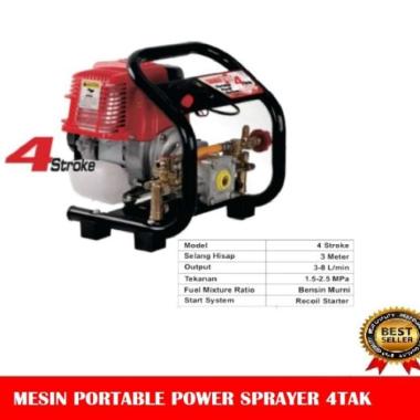 Mesin Sprayer Portable Alat Cuci Motor Mobil Steam Yamamax 4 Tak Multicolor