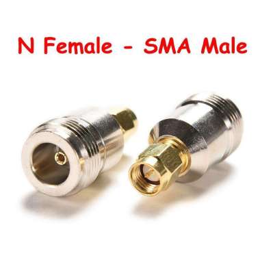 Connector Kabel Coaxial Antena N Male N Female to SMA MALE FEMALE N FEMA-SMA MALE
