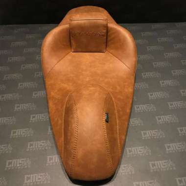 Sadel jok Original MbTech Cobra Mini Yamaha Nmax kulit jok coklat