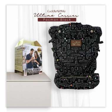 Cuddle Me Ultimo Carrier Gendongan Bayi SSC Hipseat Ergonomis Pacman Black