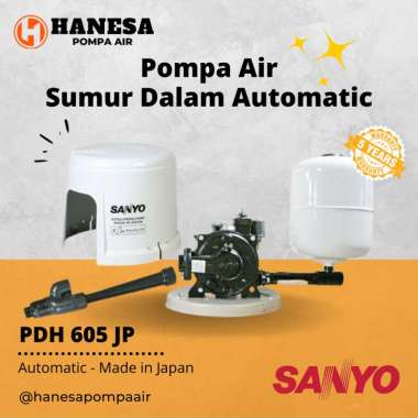 Sanyo PDH 605 JP Pompa Air Sumur Dalam Otomatis