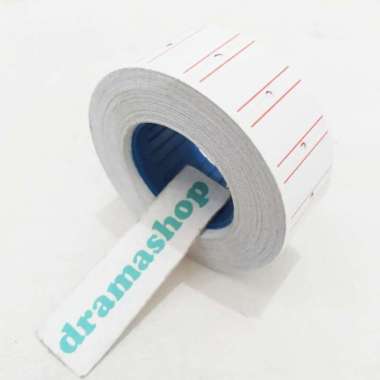 Sticker label untuk mesin label harga 1 Line/baris Joyko MX -5500