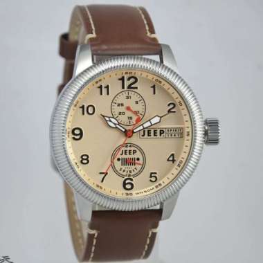 JEEP JPS50401 - Jam Tangan Pria Kulit Original - Brown