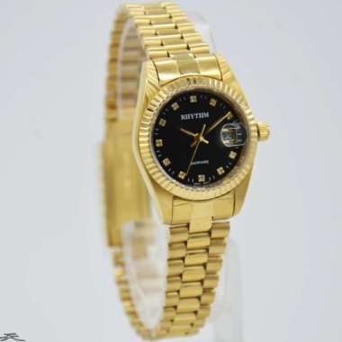 RHYTHM R1204S06 - Jam Tangan Wanita Original - Gold