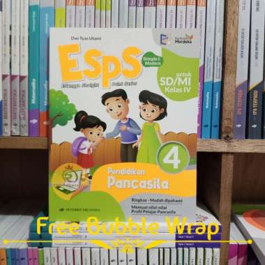 Buku ESPS Pendidikan Pancasila Kelas 4 SD Kurikulum Merdeka Erlangga