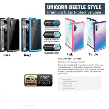 Case Samsung Note 10 Plus SUPCASE Unicorn Beetle UB Style Black