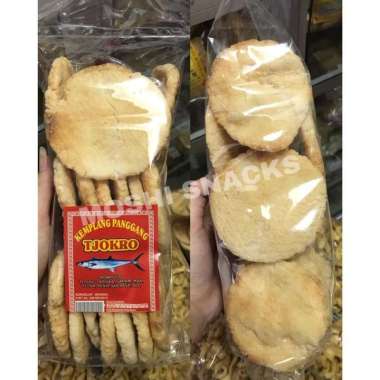 Kerupuk / Kemplang Panggang TJOKRO isi 17 Asli Bangka / Kemplang Bakar