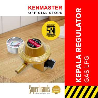 Kenmaster Kepala Regulator Gas LPG + MTR KM-911 Kepala Elpiji - KSG-014