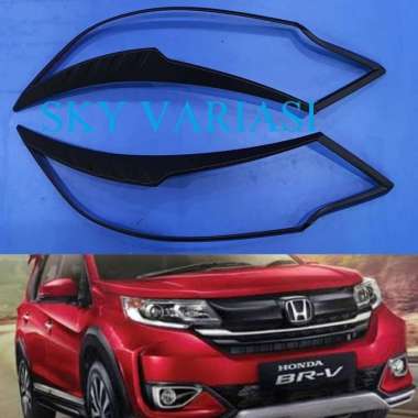 Head Lamp Garnis Garnish Lampu Depan Honda Brv Hitam Black Black