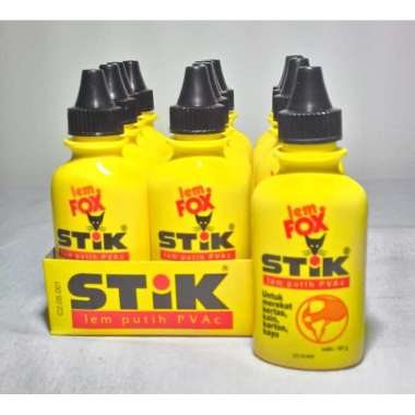 Lem Putih PVAc Stik - Fox 60 gr MURAH