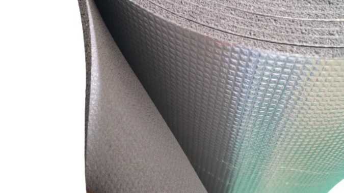 Peredam Panas Atap Rumah 25mm x 1M x 25 M,Dinding, Gedung,Pabrik, Single Allum