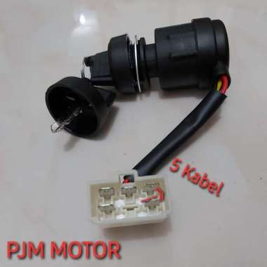 Switch Starter kunci kontak Mesin Genset Kipor Silent Solar 5 Kabel