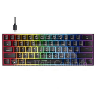 Keyboard Gaming Fantech MK857 MAXFIT61 60% Keyboard Mechanical - Black