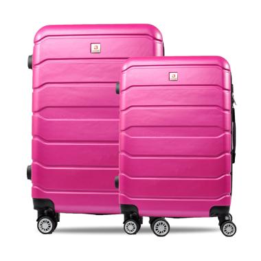 Polo Team 044 Hardcase Set Koper [20 dan 24 inch] PINK
