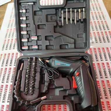 Bor Cordless Screwdriver Obeng Bestools / Bor Obeng Baterai Charger fullset