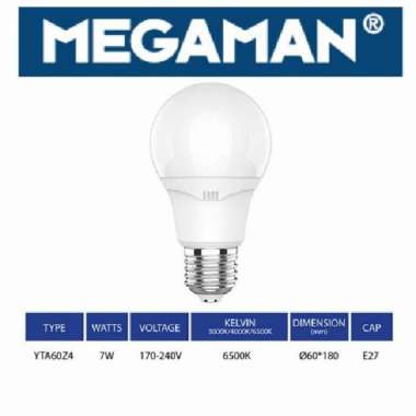 Megaman lampu 5 w - T bulb