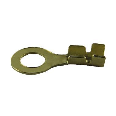 IND Onderdil Skun Terminal Kuningan Kabel Konektor Ring Bulat Besar Lubang [6 mm] KUNING