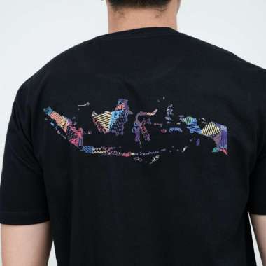 Houseofcuff T-shirt Kaos Hitam Peta Indonesia Tersedia Size S - 4XL XXL