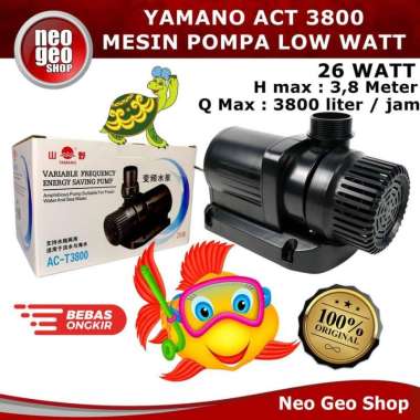 YAMANO ACT3800 ACT T 3800 AC T3800 Mesin Pompa Air Kolam Ikan Low Watt