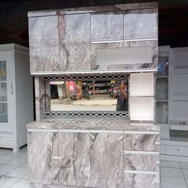 Rak Dapur/Rak Sayur 4Pintu Hpl Taco Granit