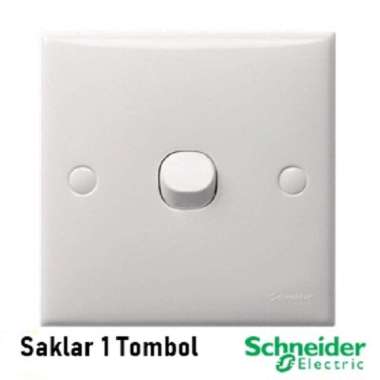 CLIPSAL SCHNEIDER S-Classic Saklar 1 Gang 1 Arah 1 Gang 1 Way Switch