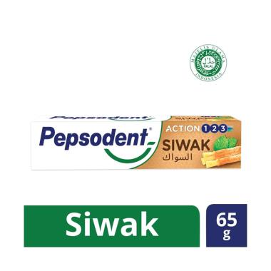 Promo Harga PEPSODENT Pasta Gigi Action 123 Siwak 65 gr - Blibli