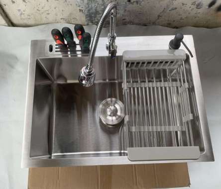 Bak Cuci Piring Stainless 6045 Sus 304 Kitchen Sink Kotak 1 Lubang