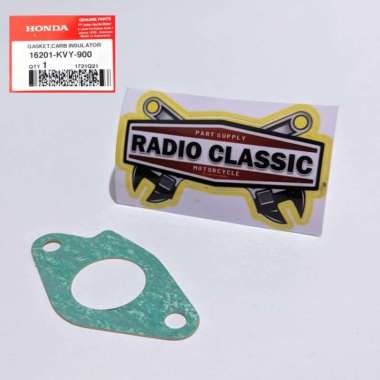 GASKET CARB INSULATOR PAKING KARBURATOR HONDA BEAT SPACY KARBU ORI AHM 16201KVY900