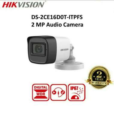 Kamera Hikvision DS-2CE16D0T-ITPFS 2MP Outdoor Audio