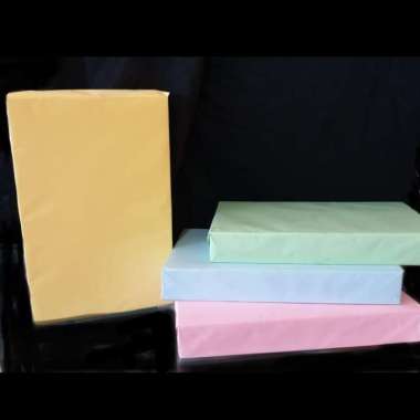 Kertas HVS Warna 70 gram ukuran F4 (POLOS) Biru