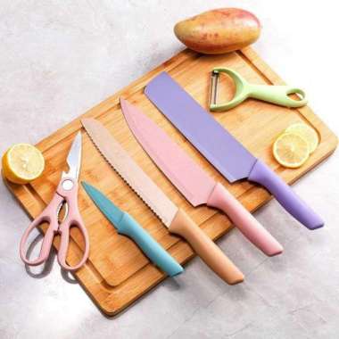 EAEAABCH Set Dapur 6 in 1 ting Peeler Pengupas Buah ER-0278