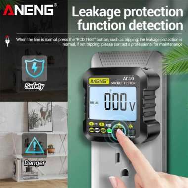 Stop Kontak Voltage Tester Detector Grounding Wire AC10