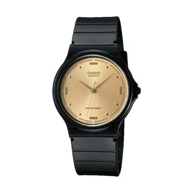 CASIO General Jam Tangan Pria - Gold Black [MQ-76-9ALDF] BLACK GOLD