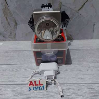 Senter Kepala Cahaya Putih Led 50W Waterproof Tahan 10 Jam Aoki S050