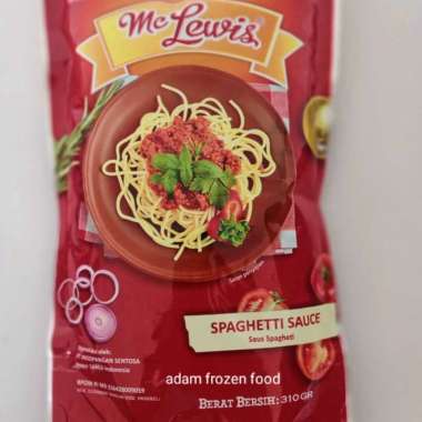 Mc Lewis Spaghetti Bolognese Saus - Saus Spaghetti Bolognese 310 gram .
