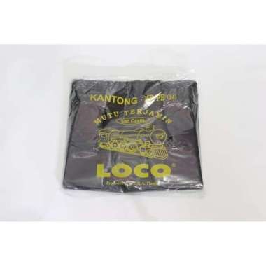 KANTONG PLASTIK LOCO TEBAL HITAM HDPE 24